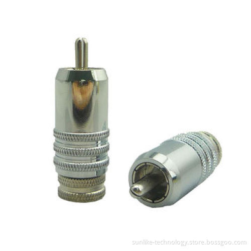 Power Plugs with High-quality, Gold-plated and Mirror-polished Surface, Anti-interference Shell